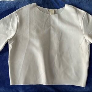 H&M Cream Long Sleeve Blouse